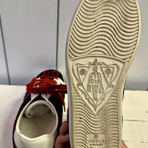 Gucci Ace Velvet GG Sneakers (Retails for $400) - Size 36.5 - Picture 6 of 6